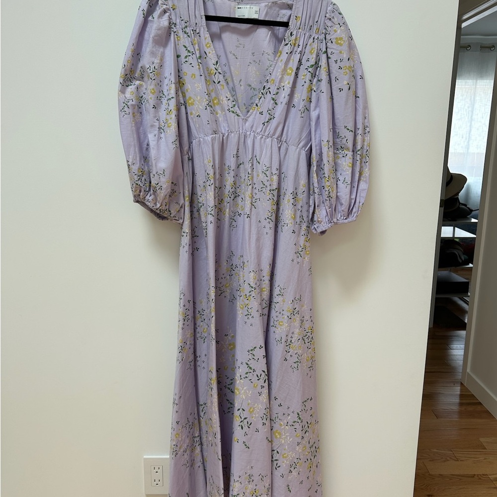 ASOS Floral Lavender Maxi Dress